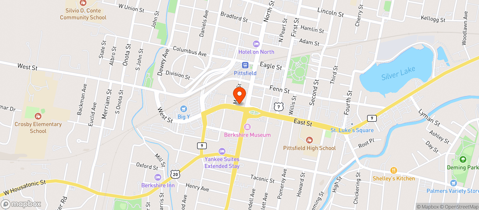 Map showing District Kitchen & Bar