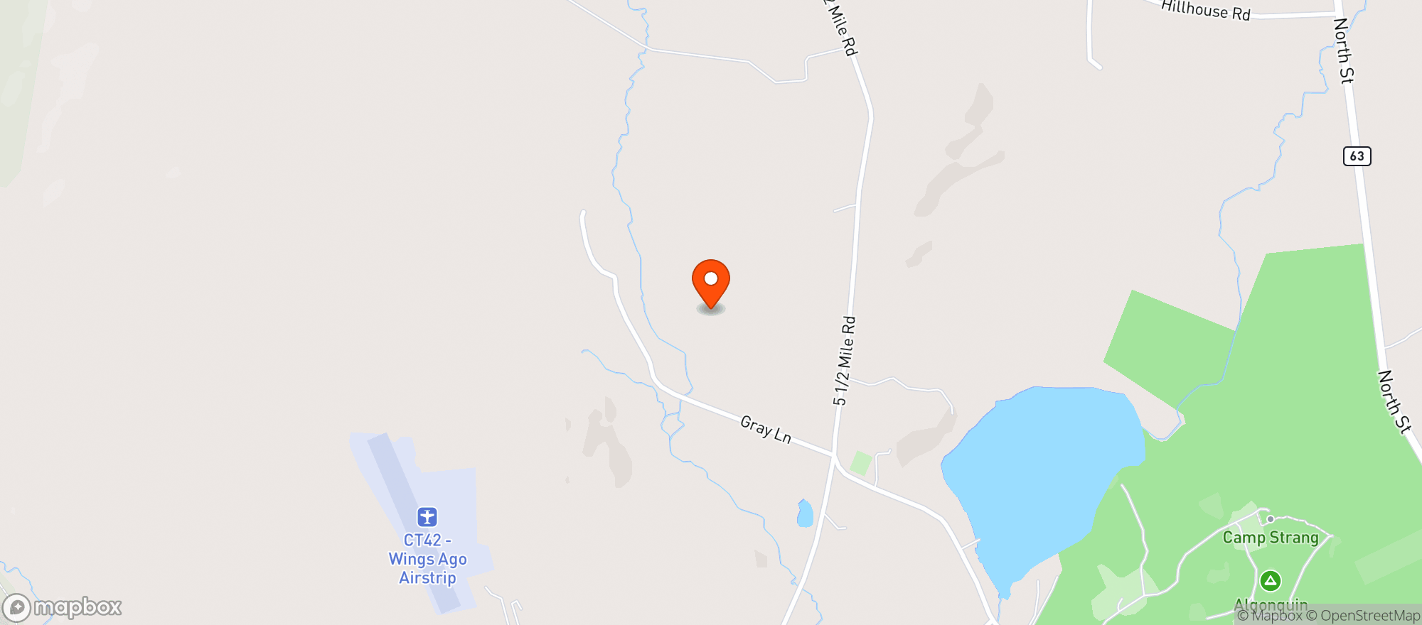 Map showing GOSHEN STAMPEDE, INC