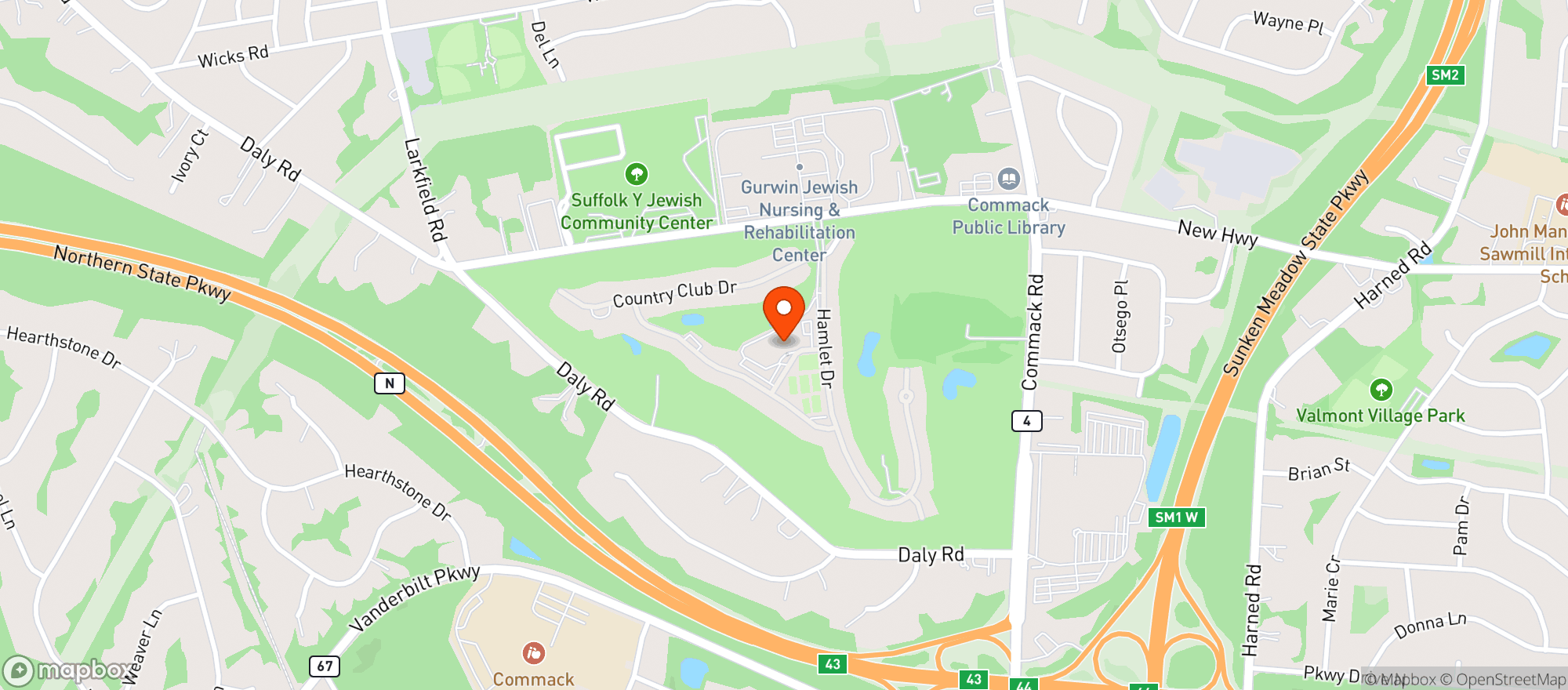 Map showing Bli's Heels & Handbags Party @ Hamlet Golf And Country Club