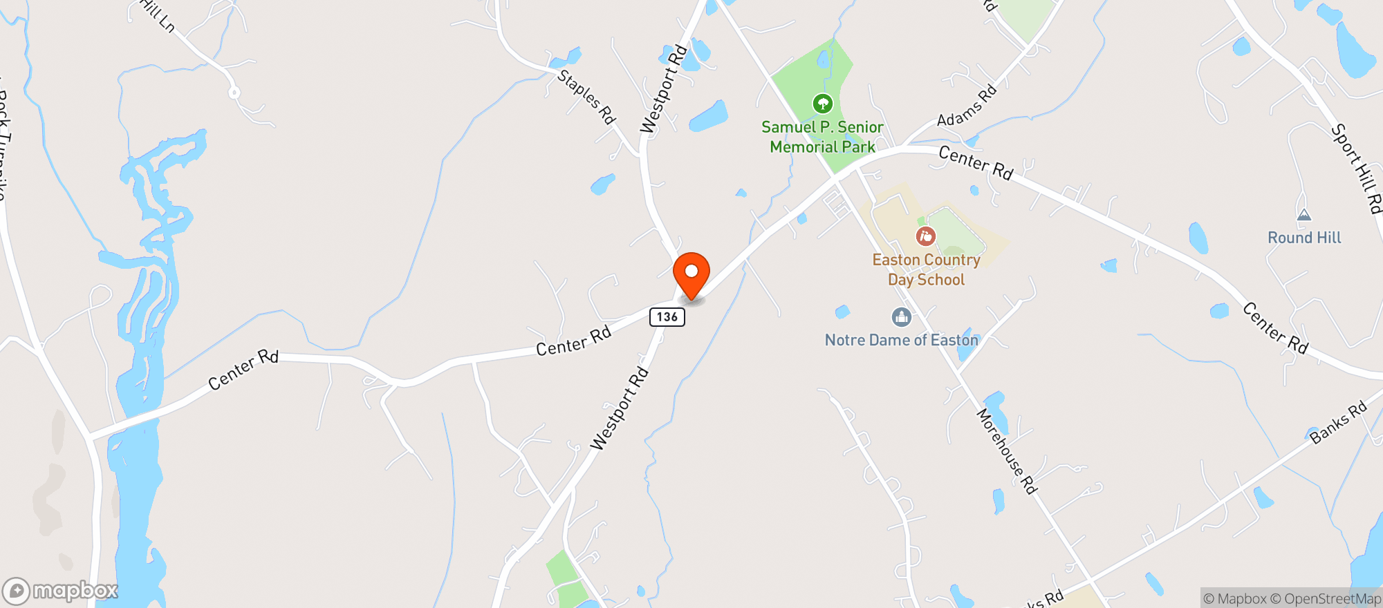 Map showing Greiser's Store