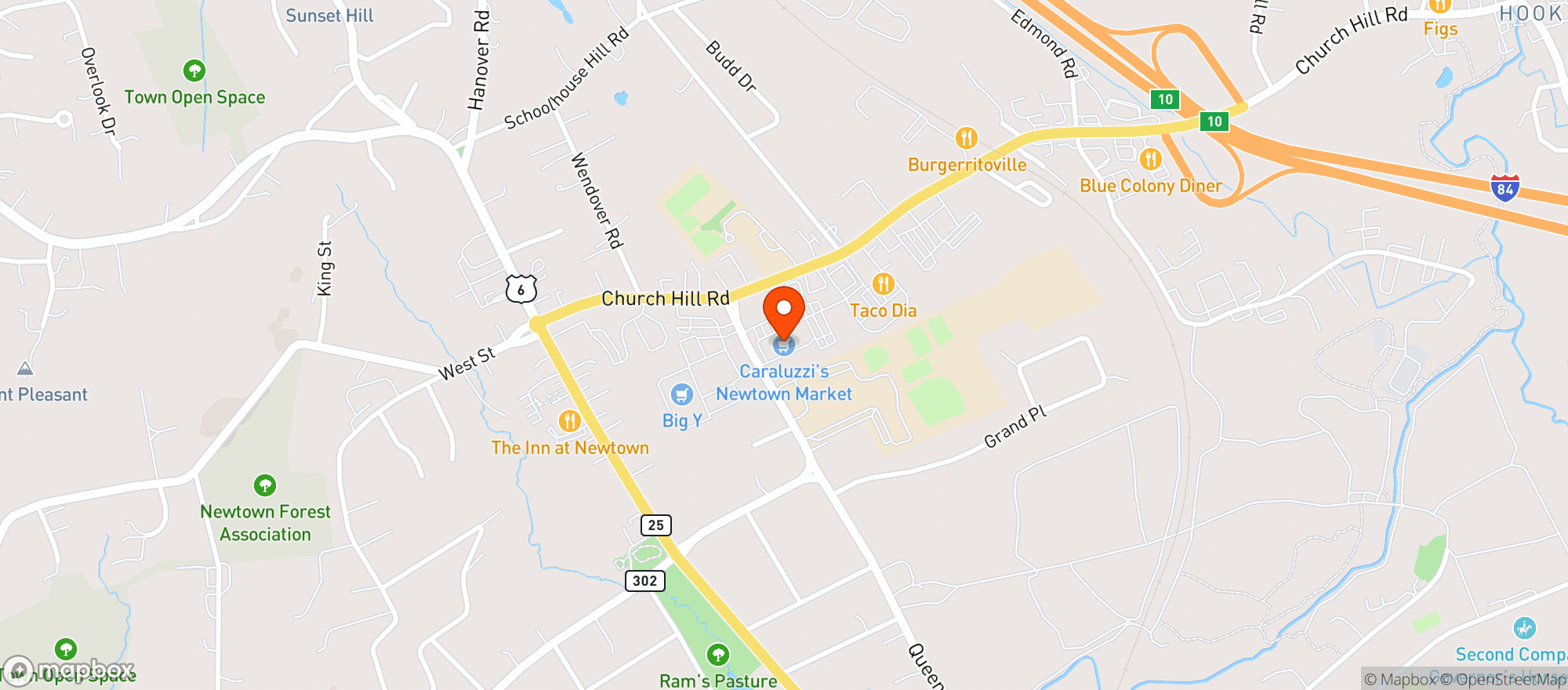 Map showing Bottle Stop Wine & Spirits