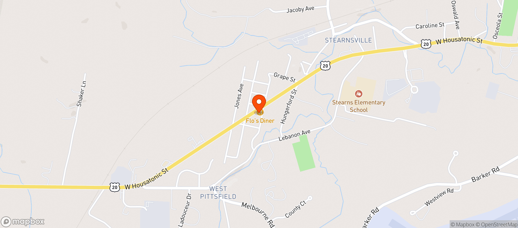 Map showing Chicos Wine Spirits
