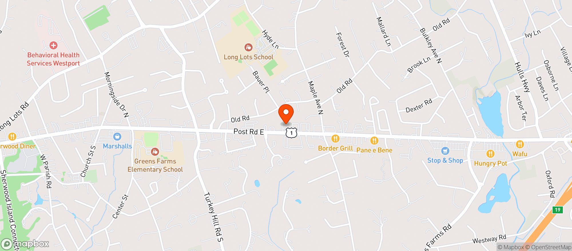 Map showing Castle Wine & Spirits