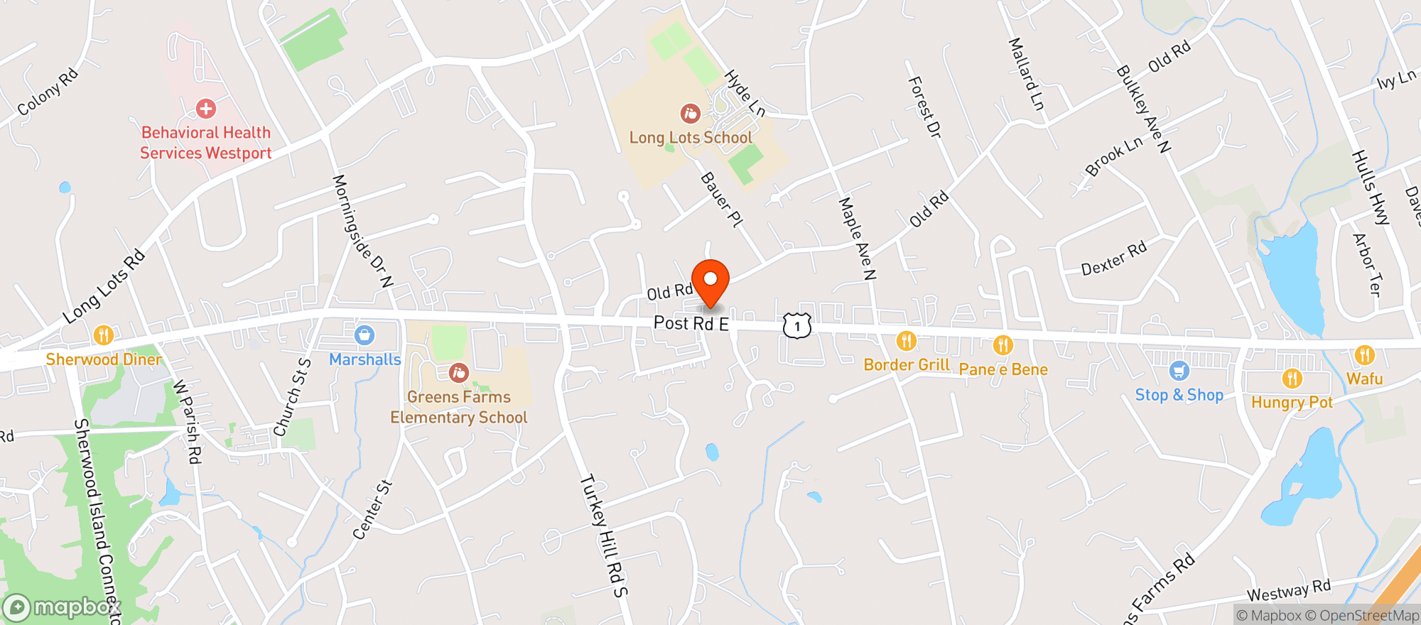 Map showing Balducci's
