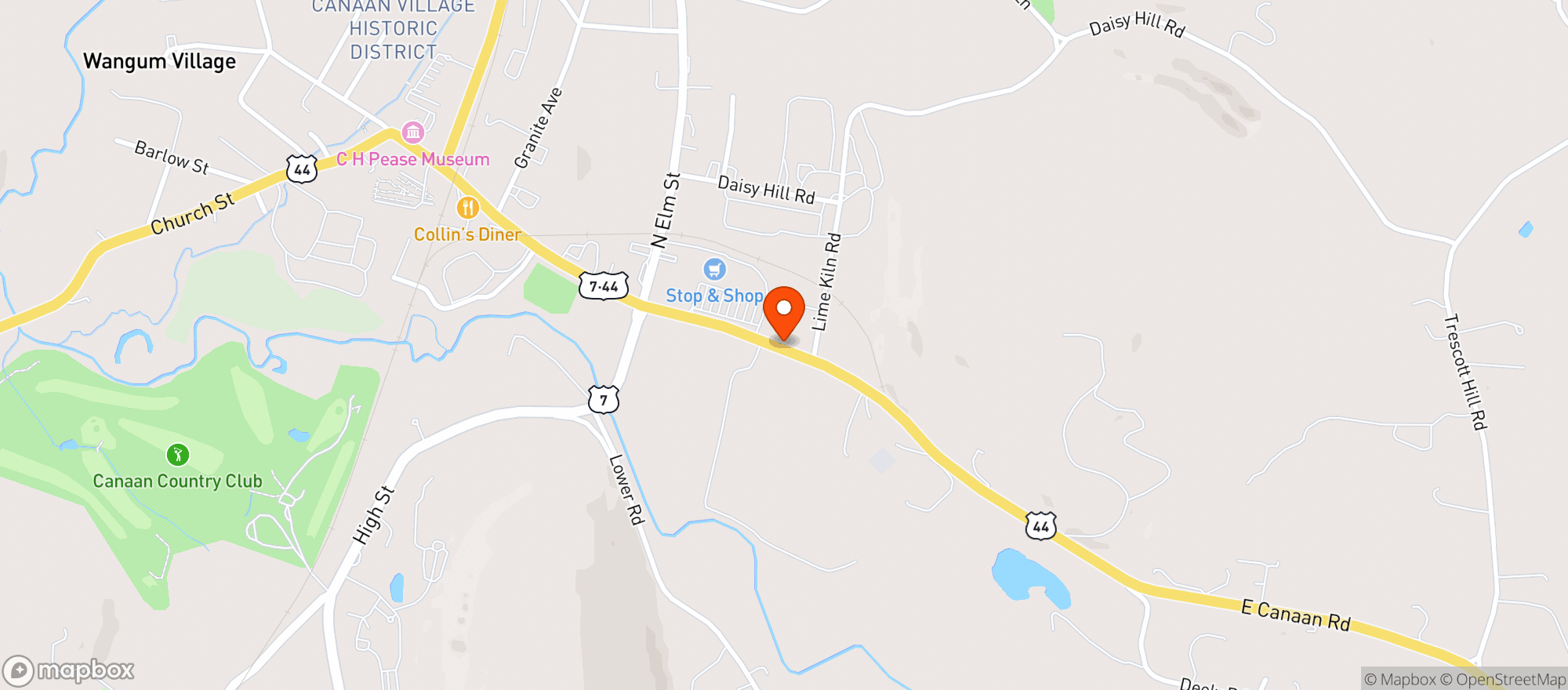 Map showing Stateline Wine and Spirits
