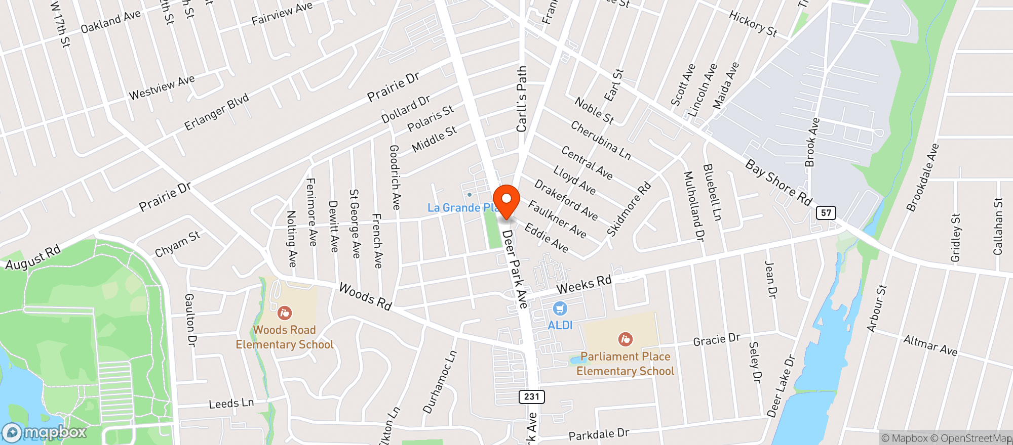 Map showing Superstar Beverage
