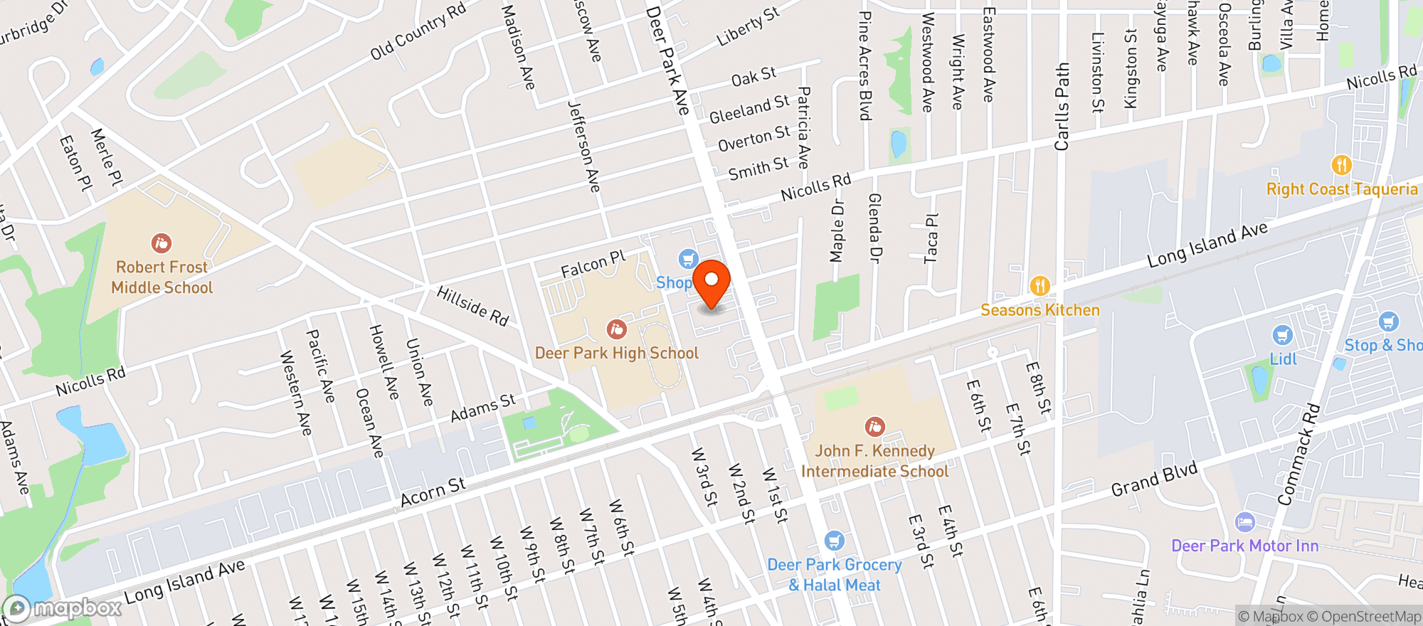Map showing Cvs Pharmacy #1222