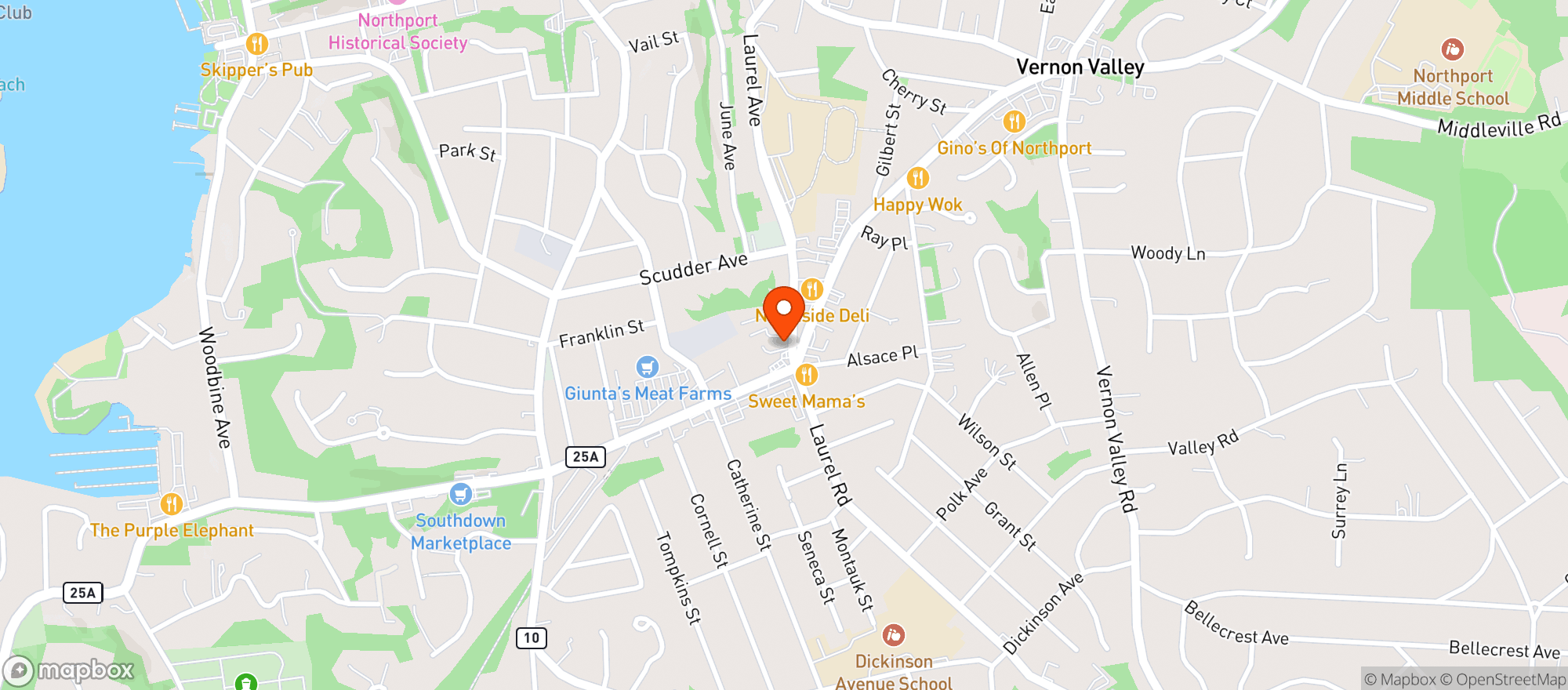 Map showing Napper Tandys
