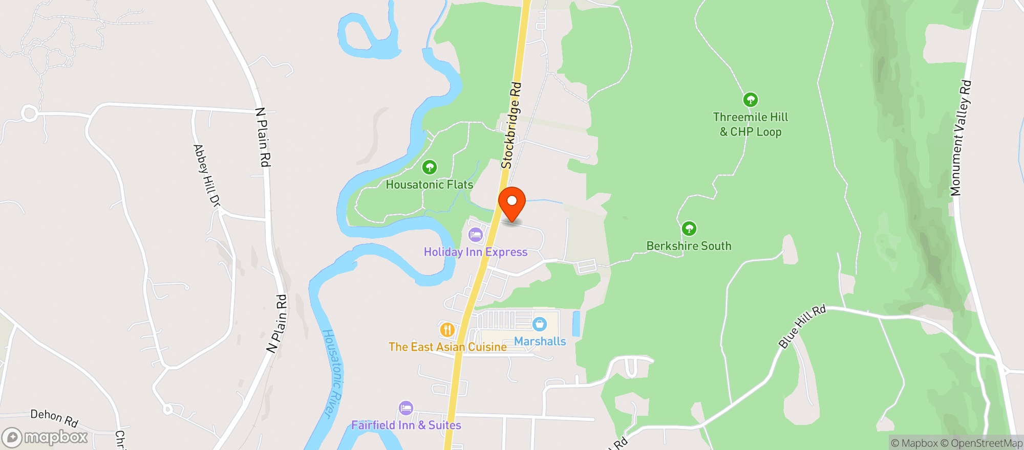 Map showing Cafe Adam