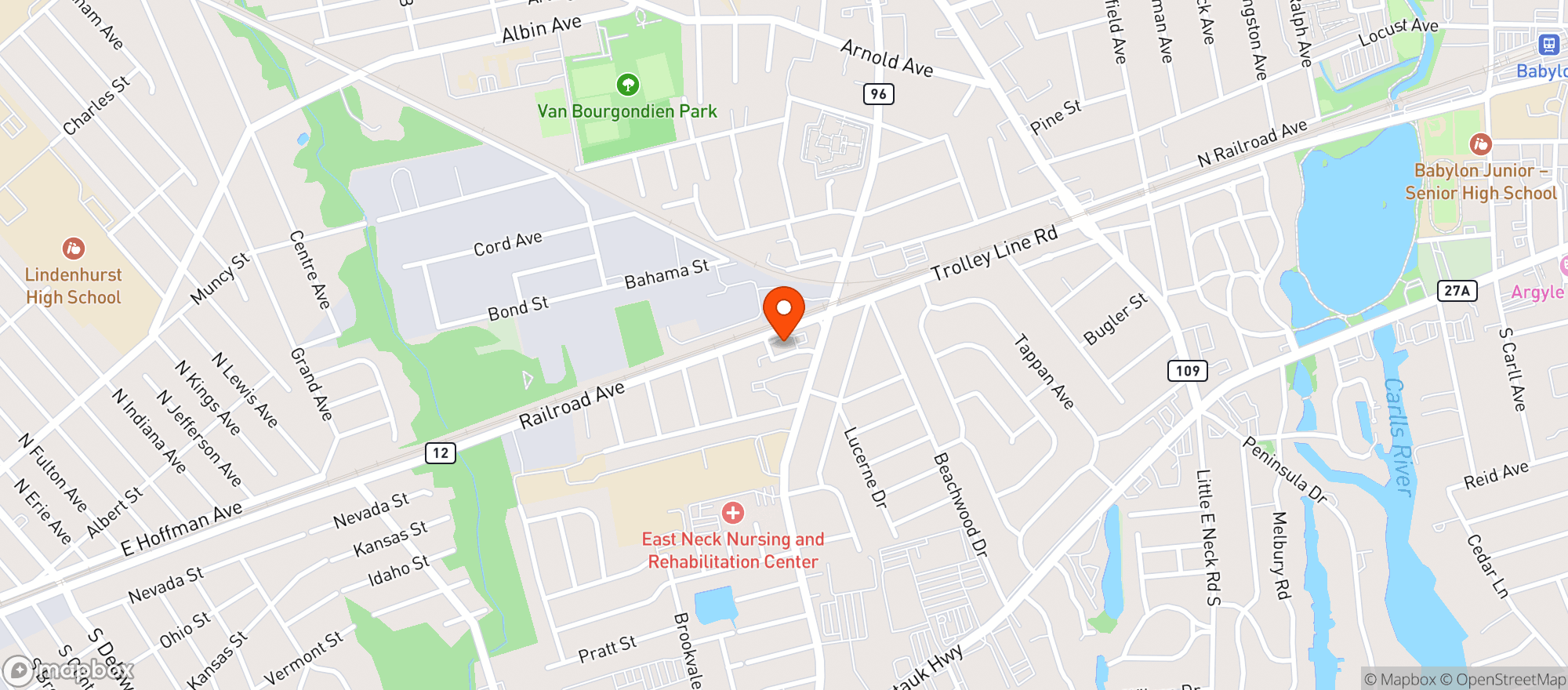 Map showing CVS PHARMACY
