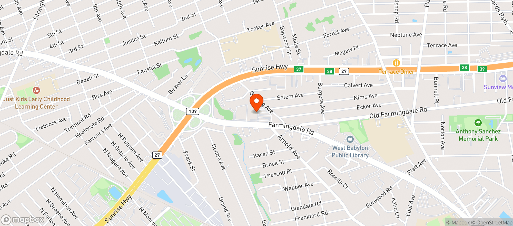 Map showing Stop & Shop