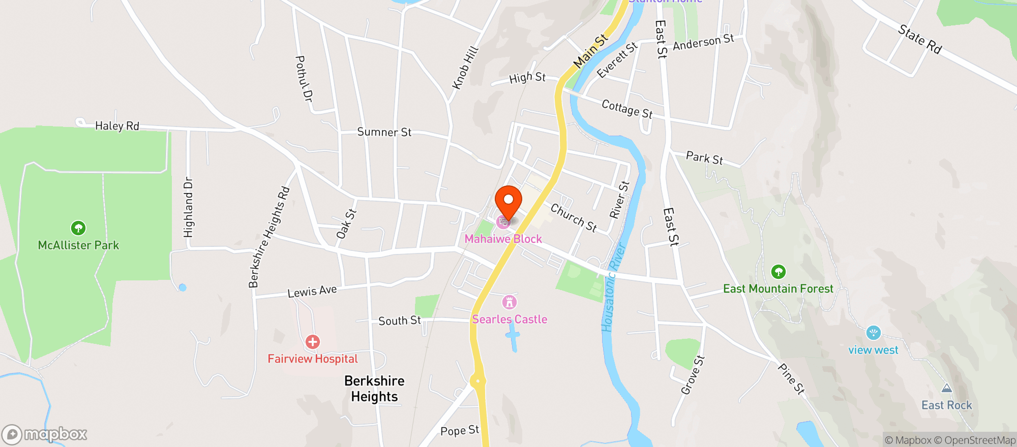 Map showing Castle Street Cafe