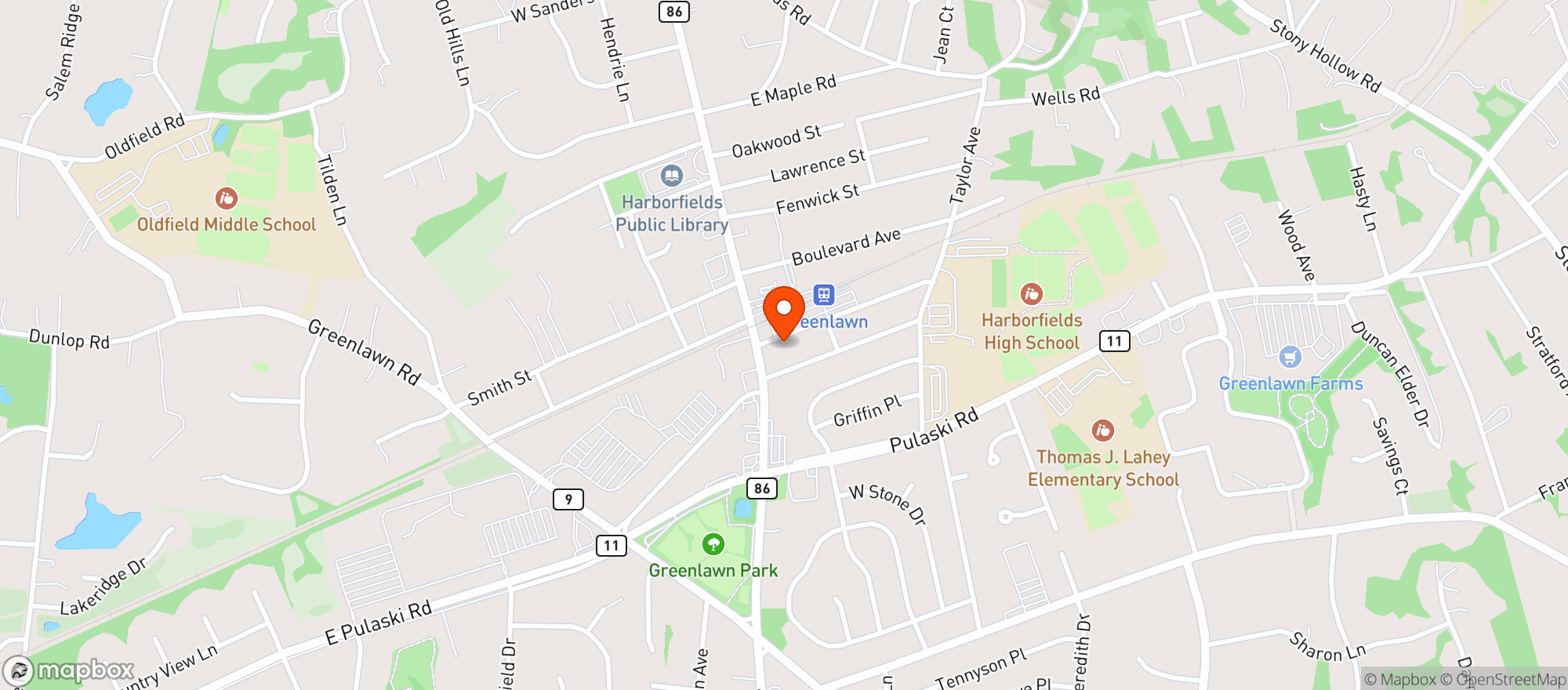 Map showing BLUE BELL BEER DISTS