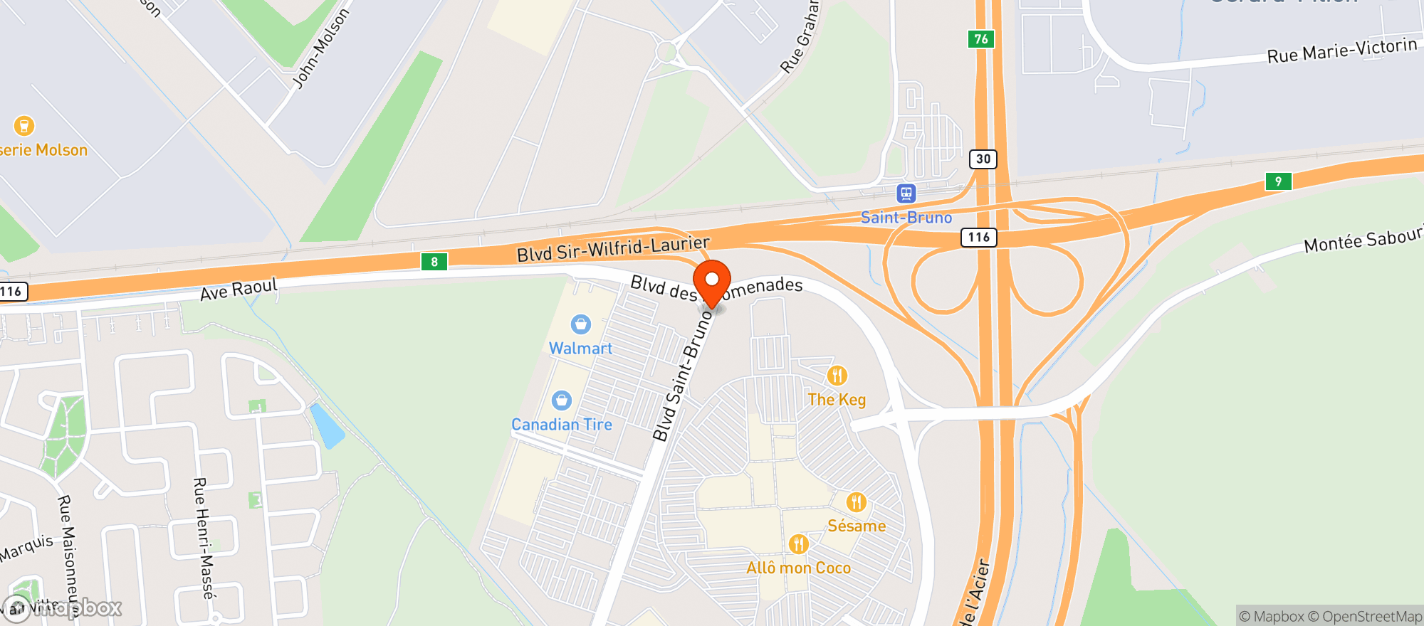 Map showing Bureau en Gros