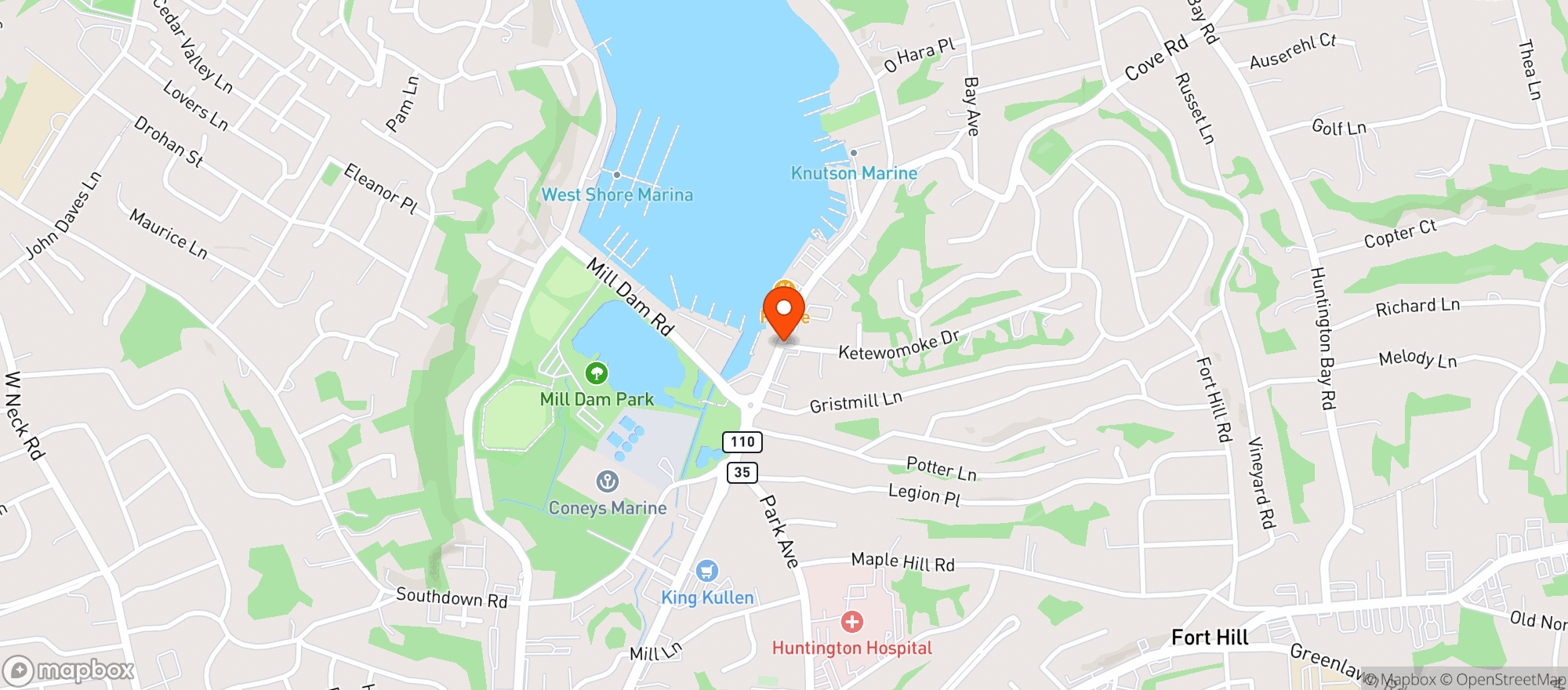 Map showing Lighthouse