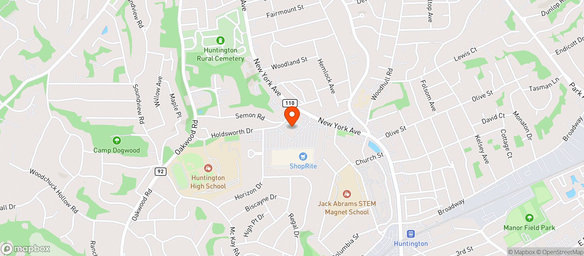Map showing Shoprite