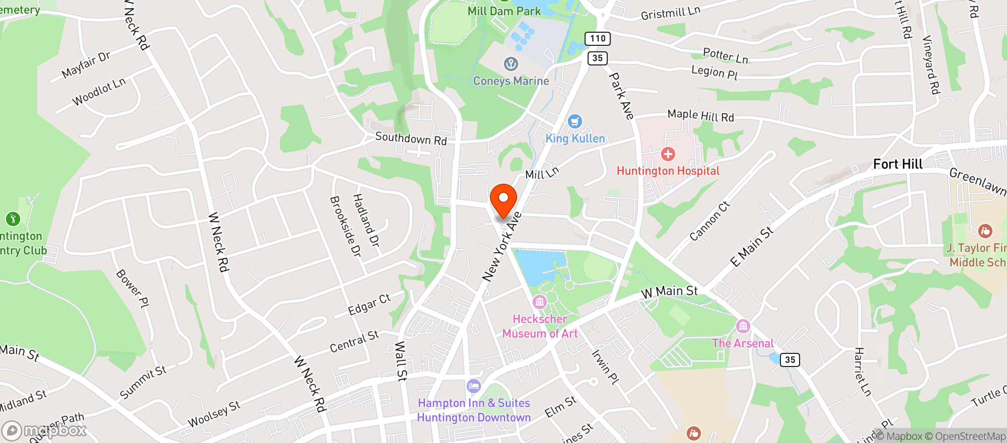Map showing Prime Mart