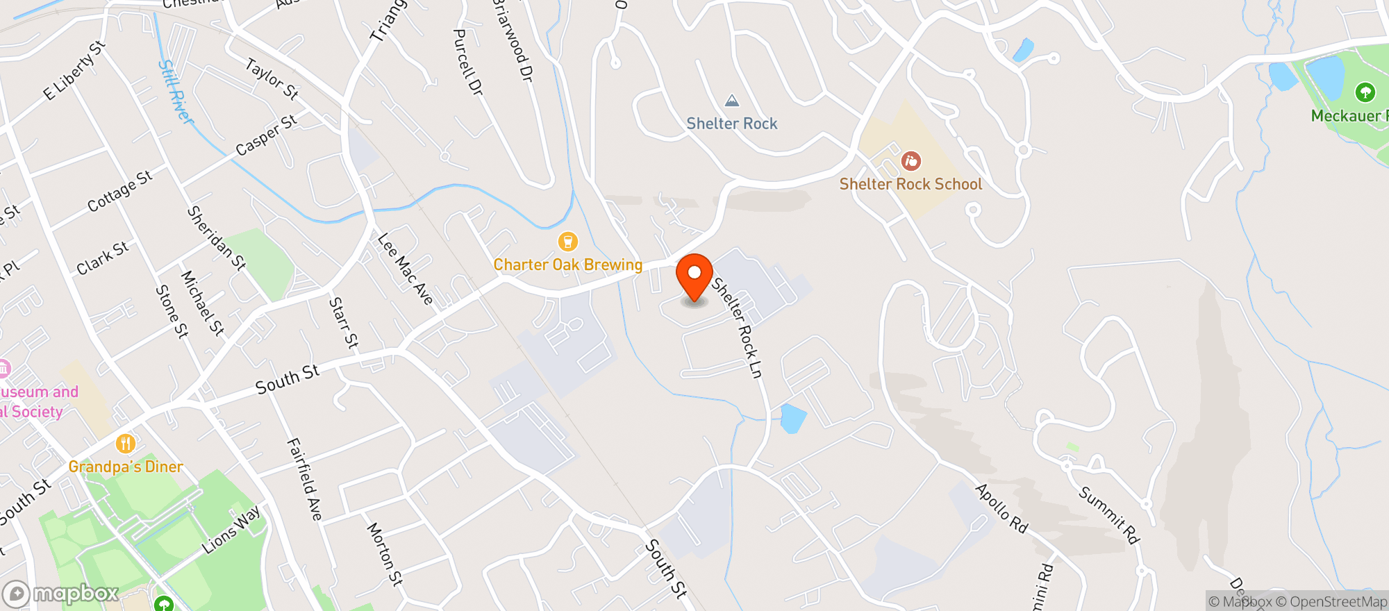 Map showing Cross Culture Kombucha Taproom