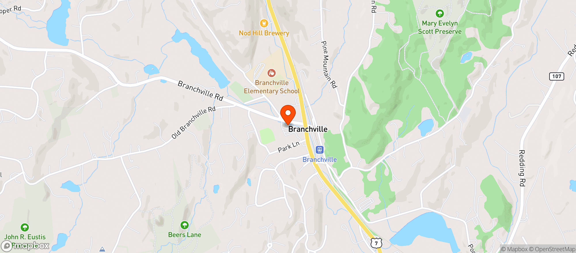 Map showing ANCONAS WINES & LIQUORS