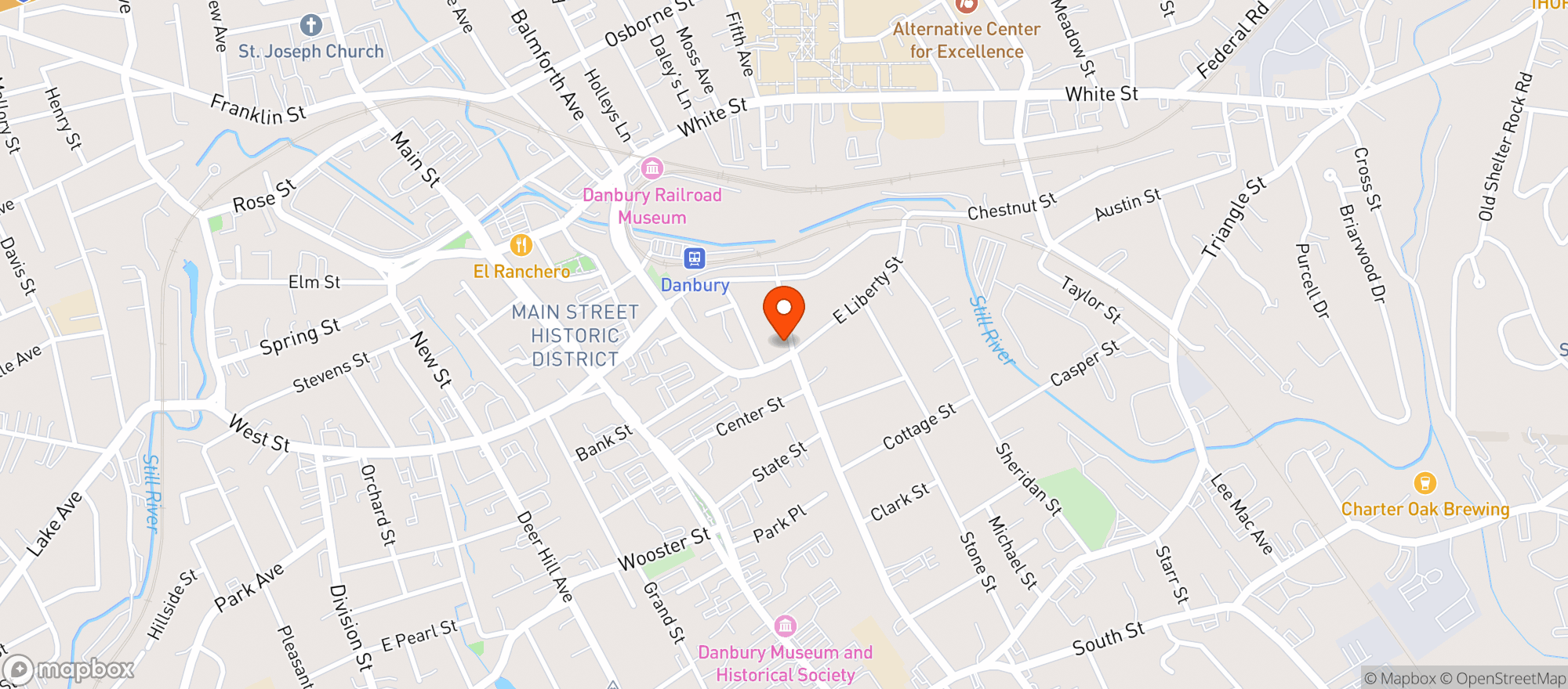 Map showing Mcj Liquor Store