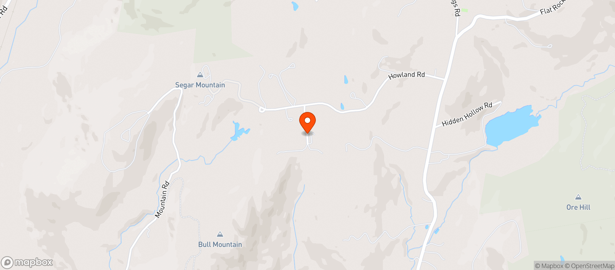Map showing Ten Mile Table Supply