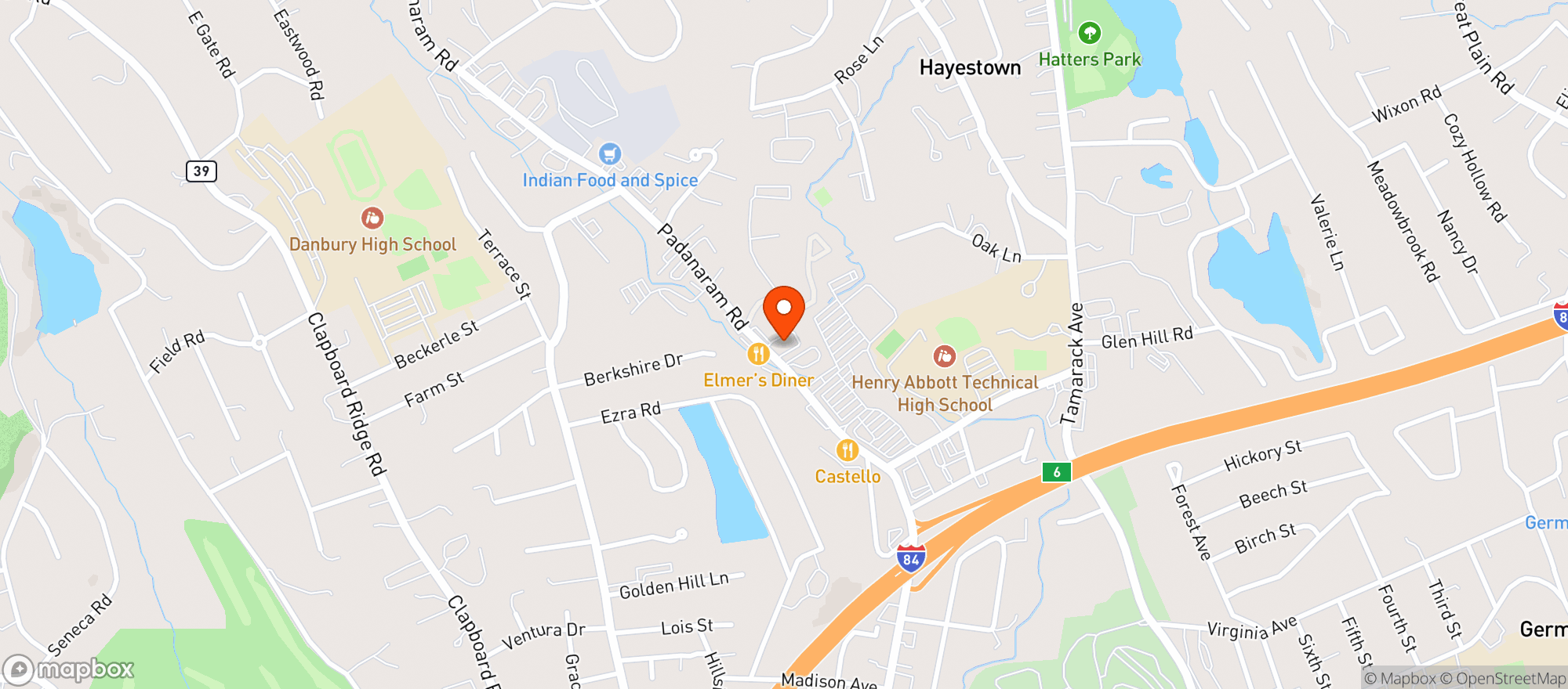 Map showing Northridge Wine & Liquors