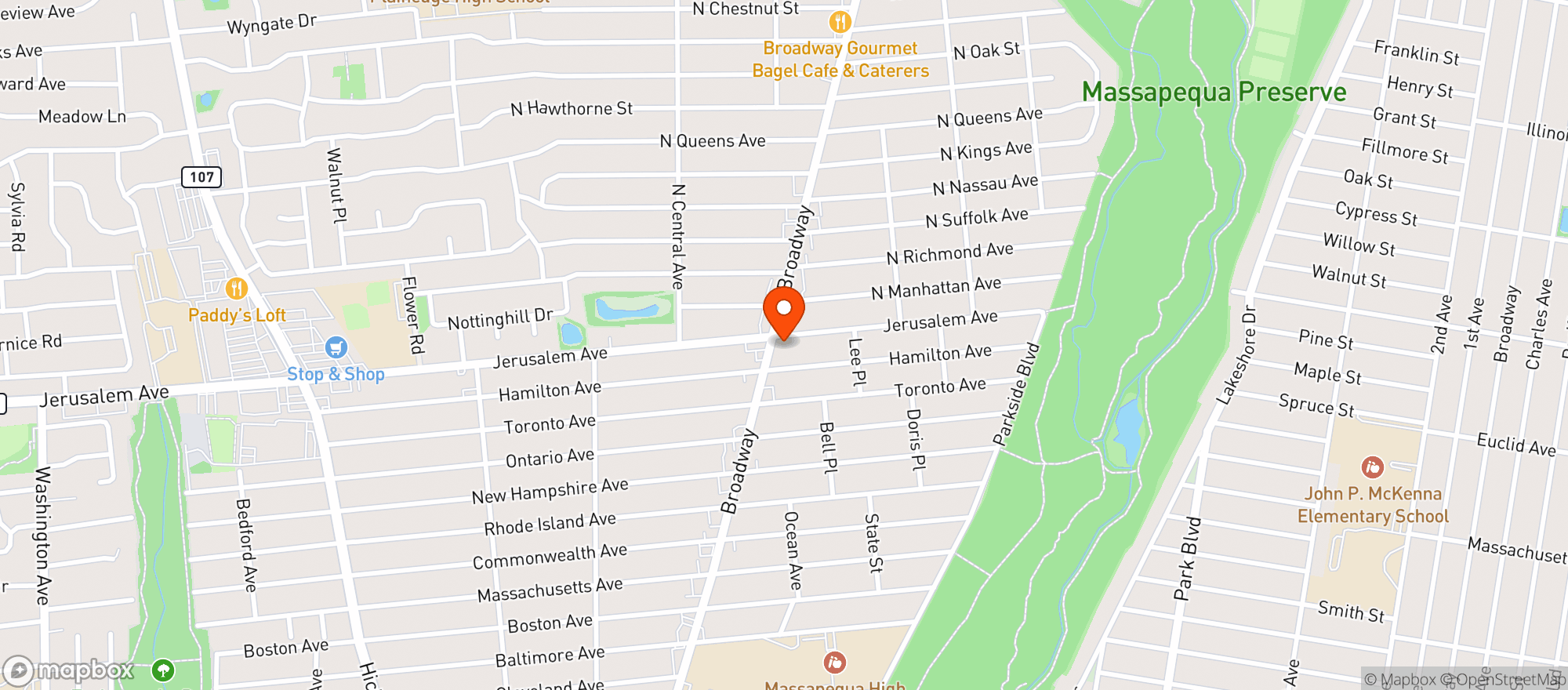 Map showing Multistar Liquors