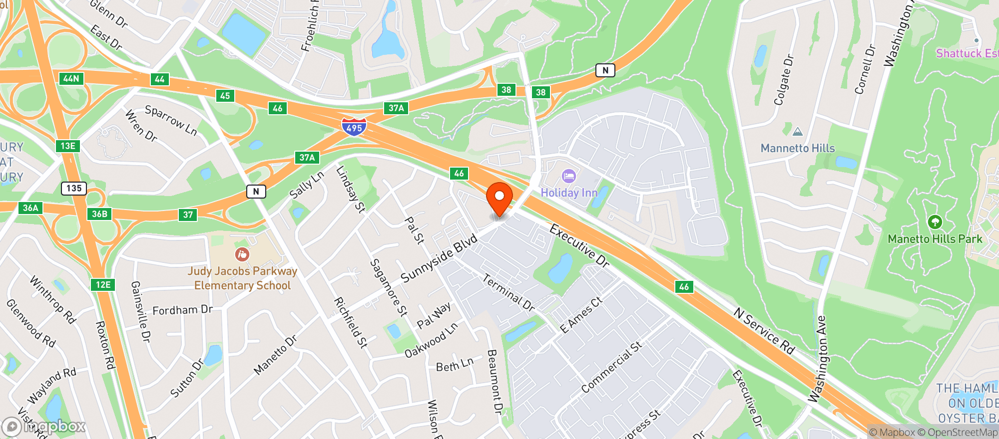 Map showing 7-ELEVEN