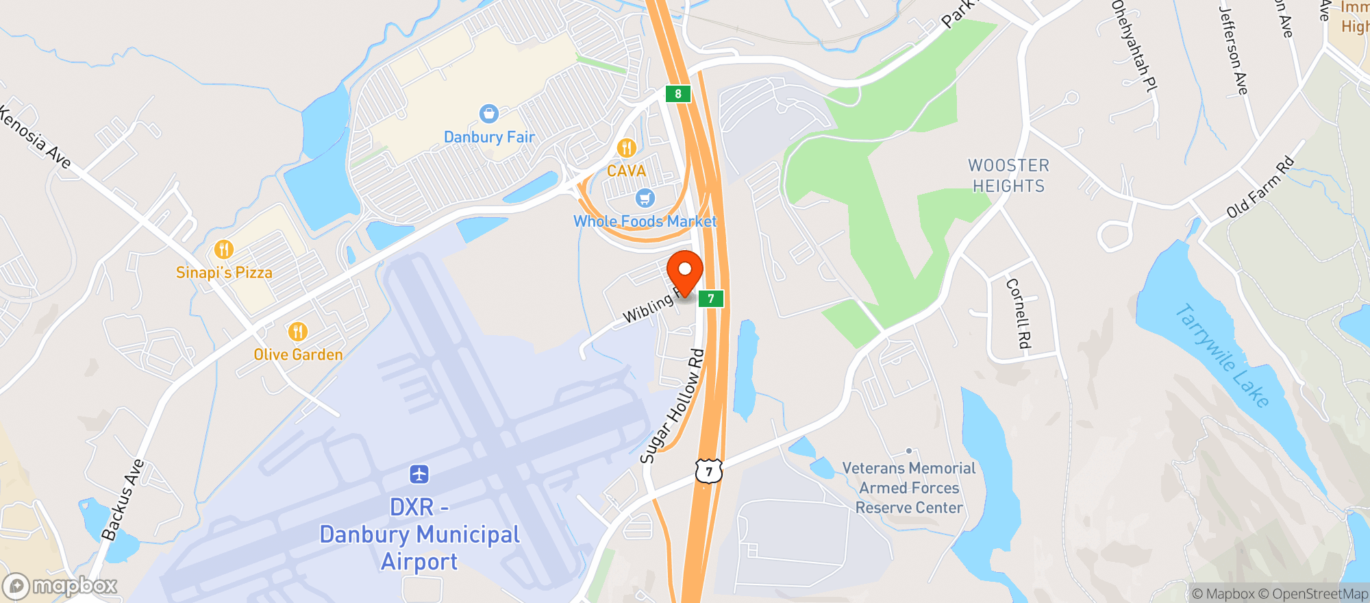 Map showing Caraluzzi Wine & Spirits