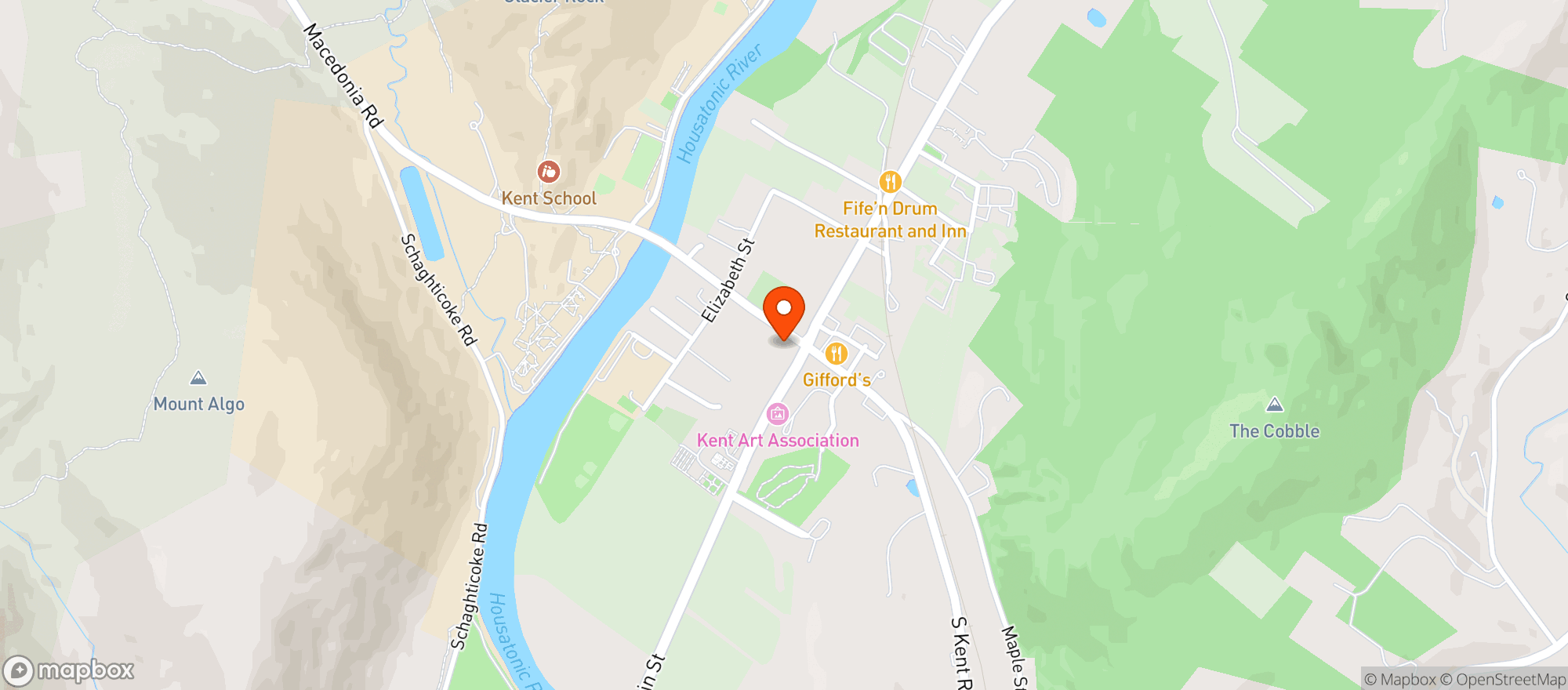Map showing Kent Wine & Spirit