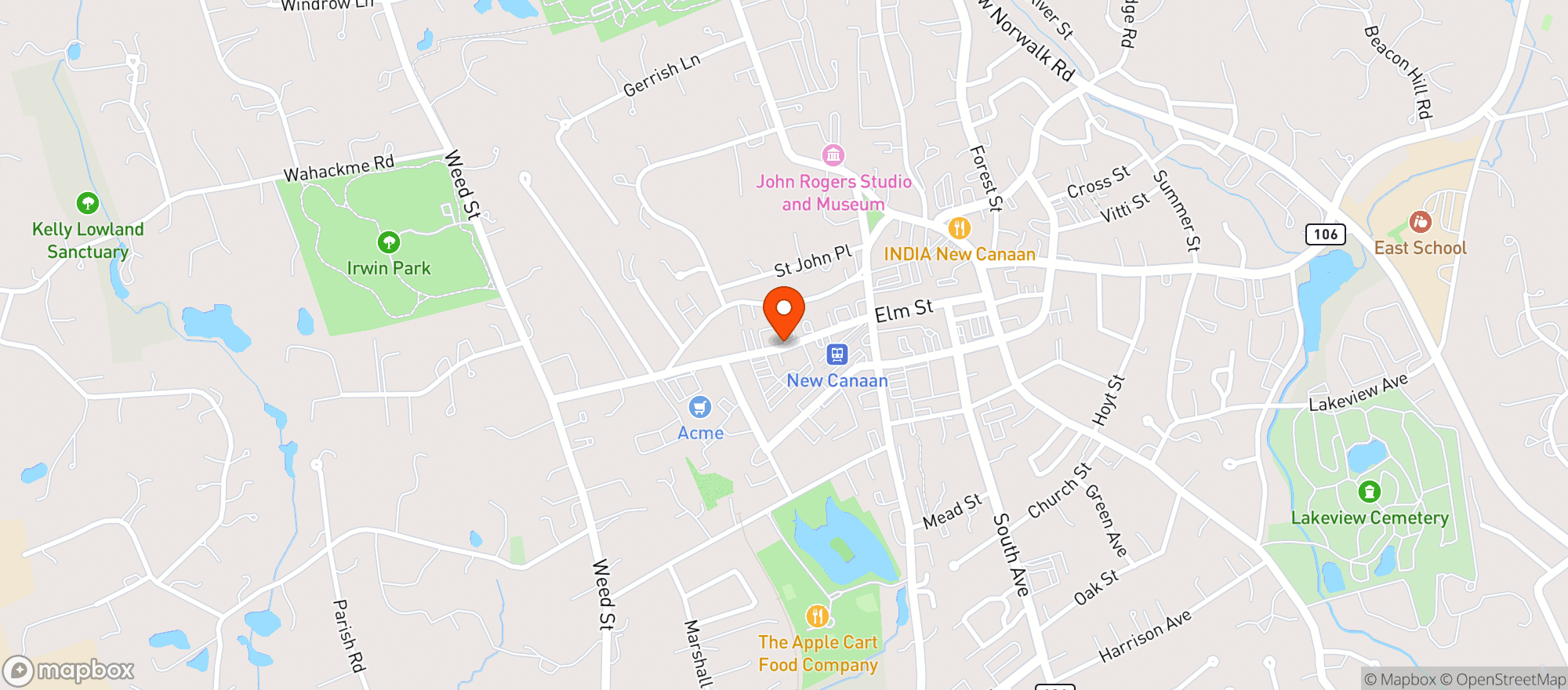 Map showing Stewarts Spirit