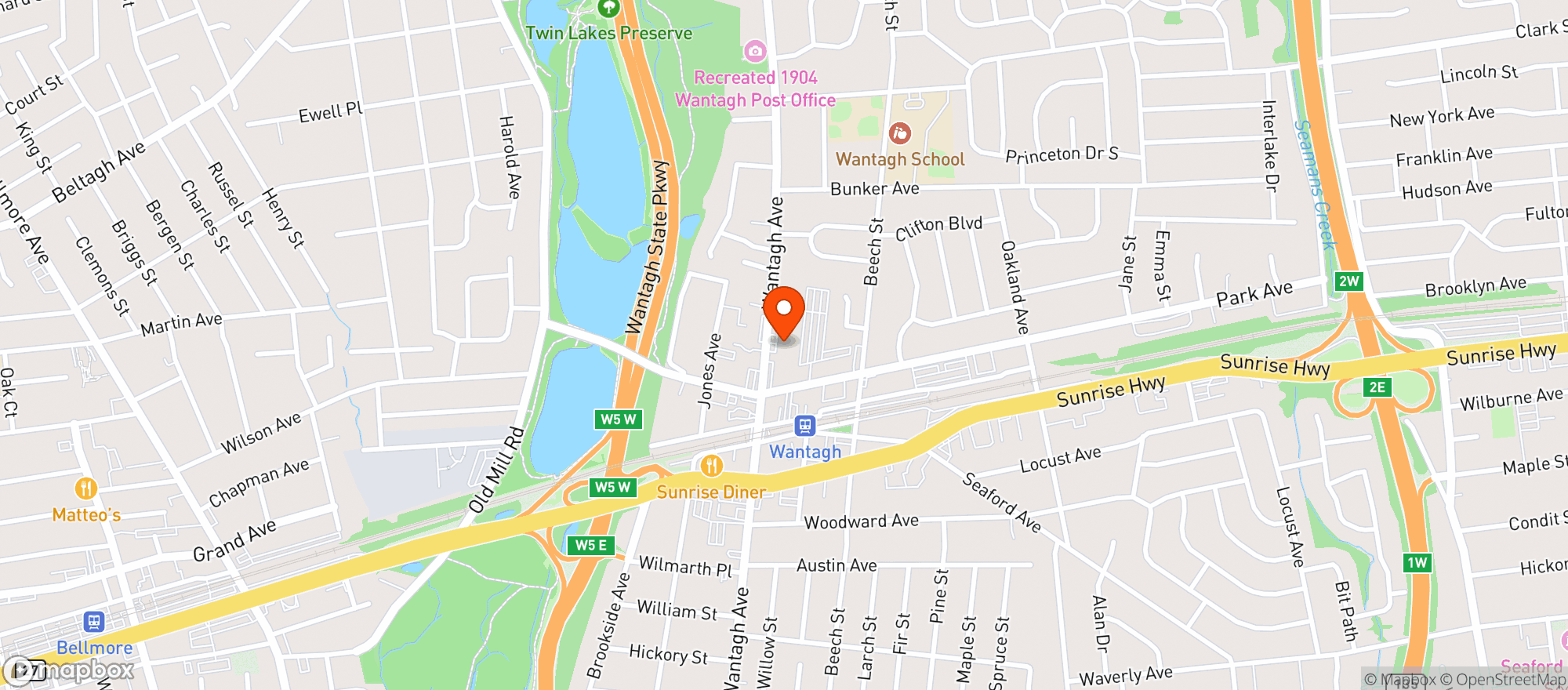 Map showing Bottle Wine & More Inc
