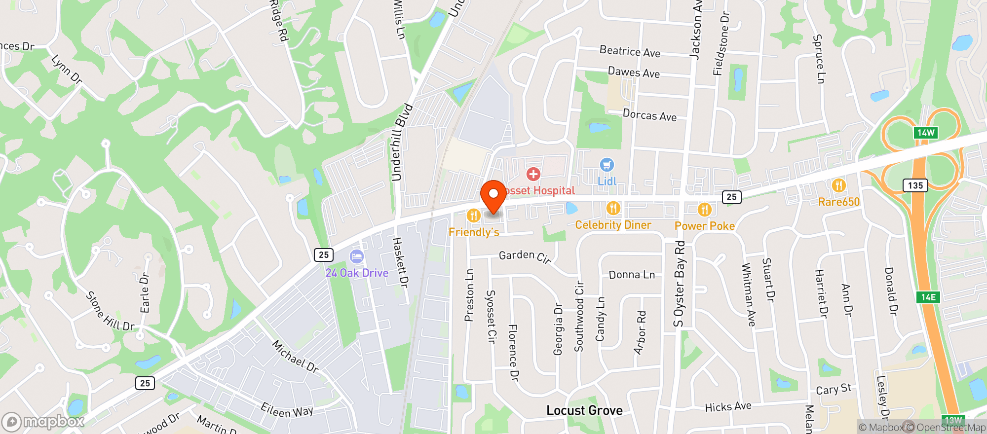 Map showing Vitamin Shoppe - Syosset