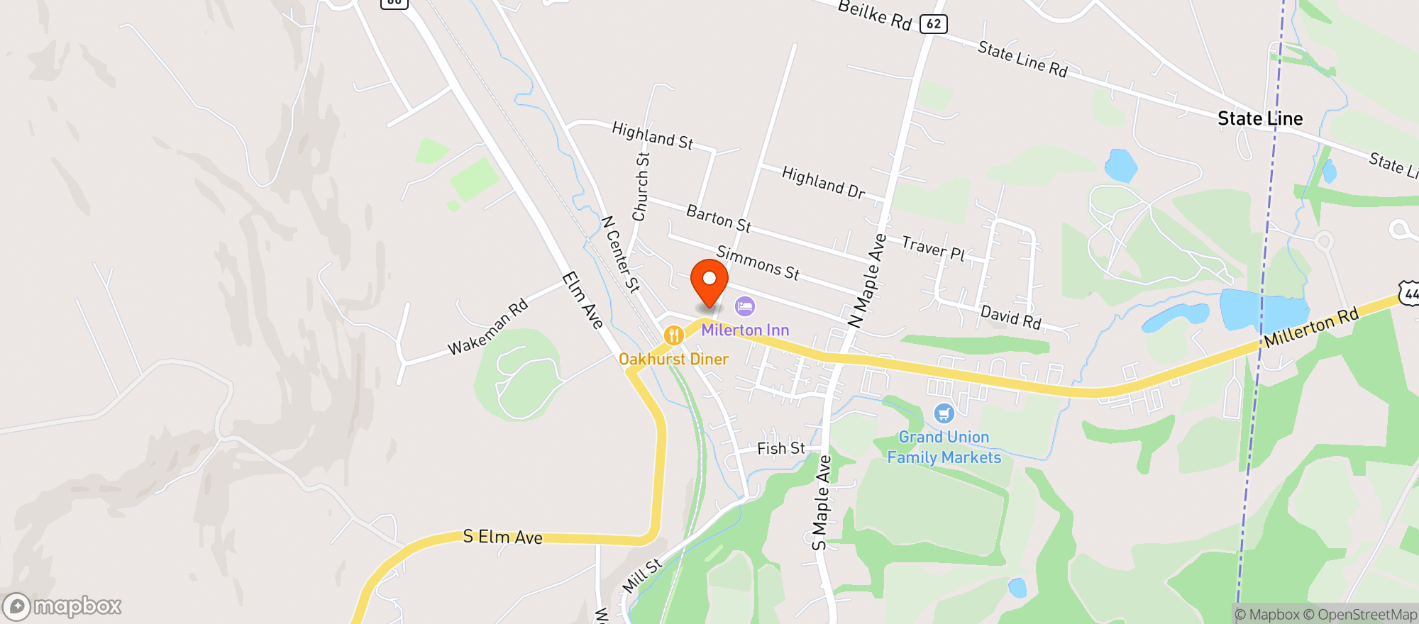 Map showing Westerlind Pantry