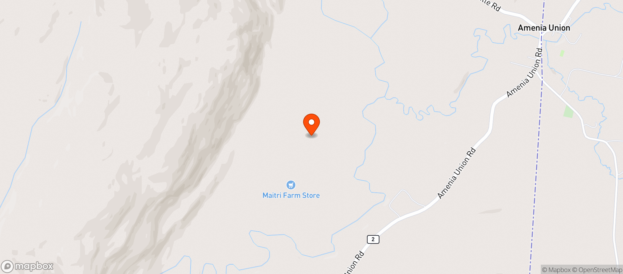 Map showing Maitri Farm