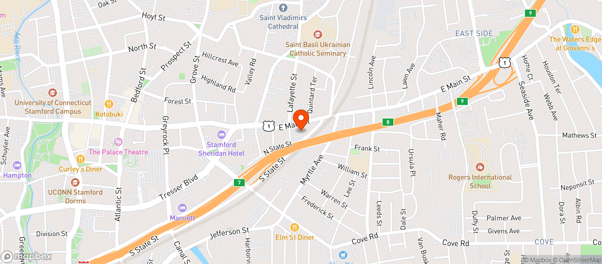 Map showing Bevmax