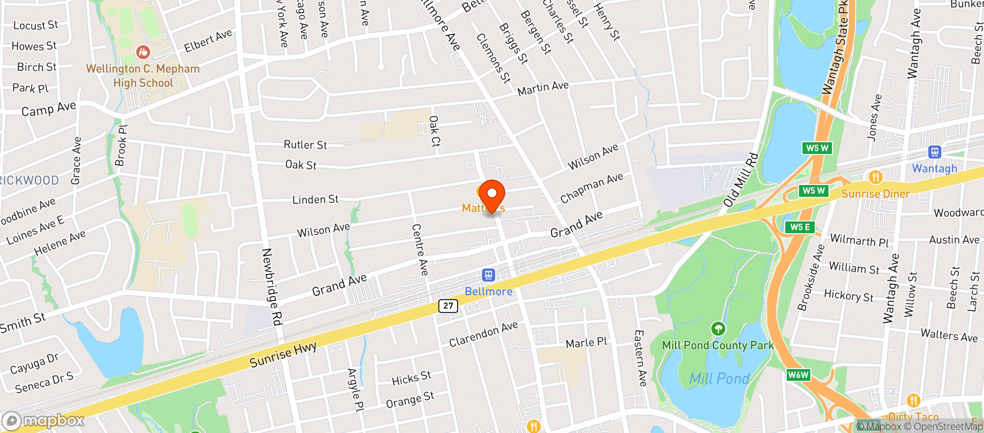 Map showing Lunchbox Brewing Company
