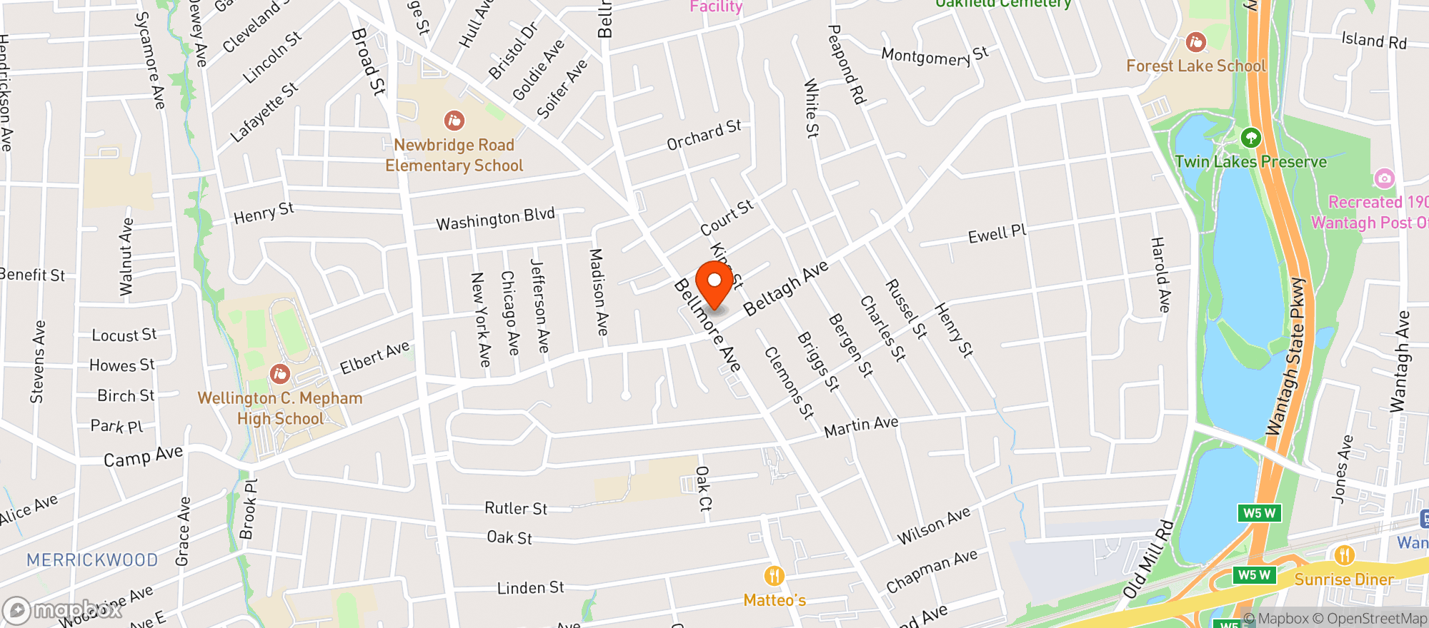 Map showing Yao's Liquor Inc