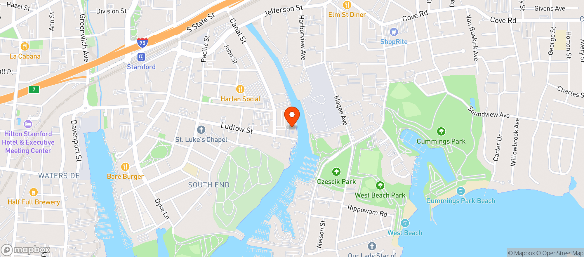 Map showing The Wheel
