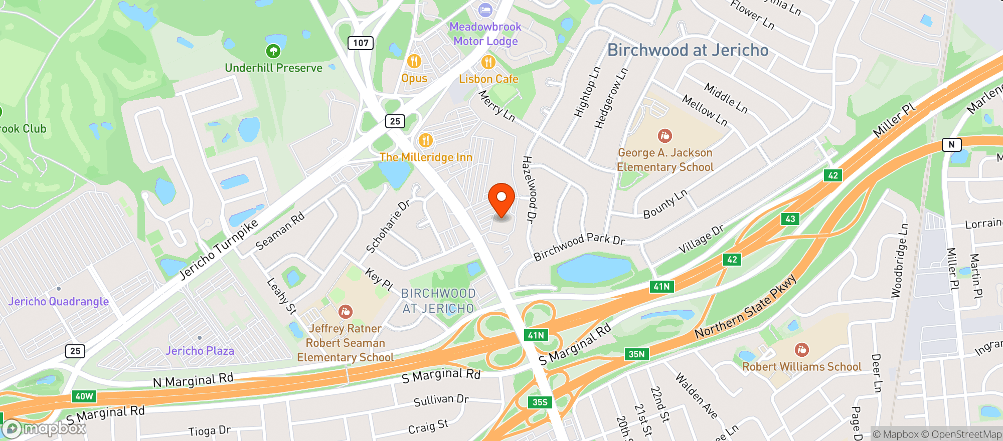Map showing Whole Foods Market