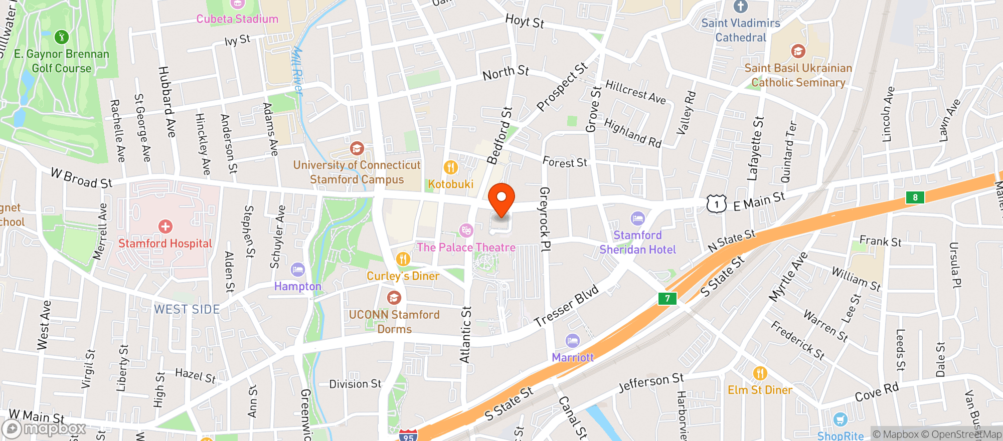 Map showing Amc Landmark 8 #632