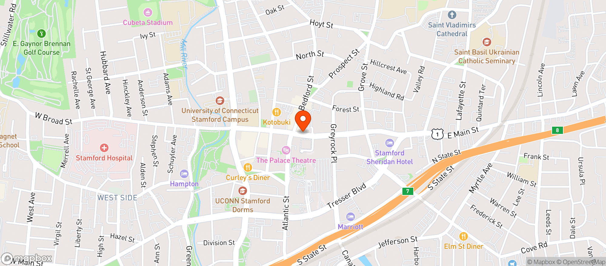 Map showing Masa Taco Bar