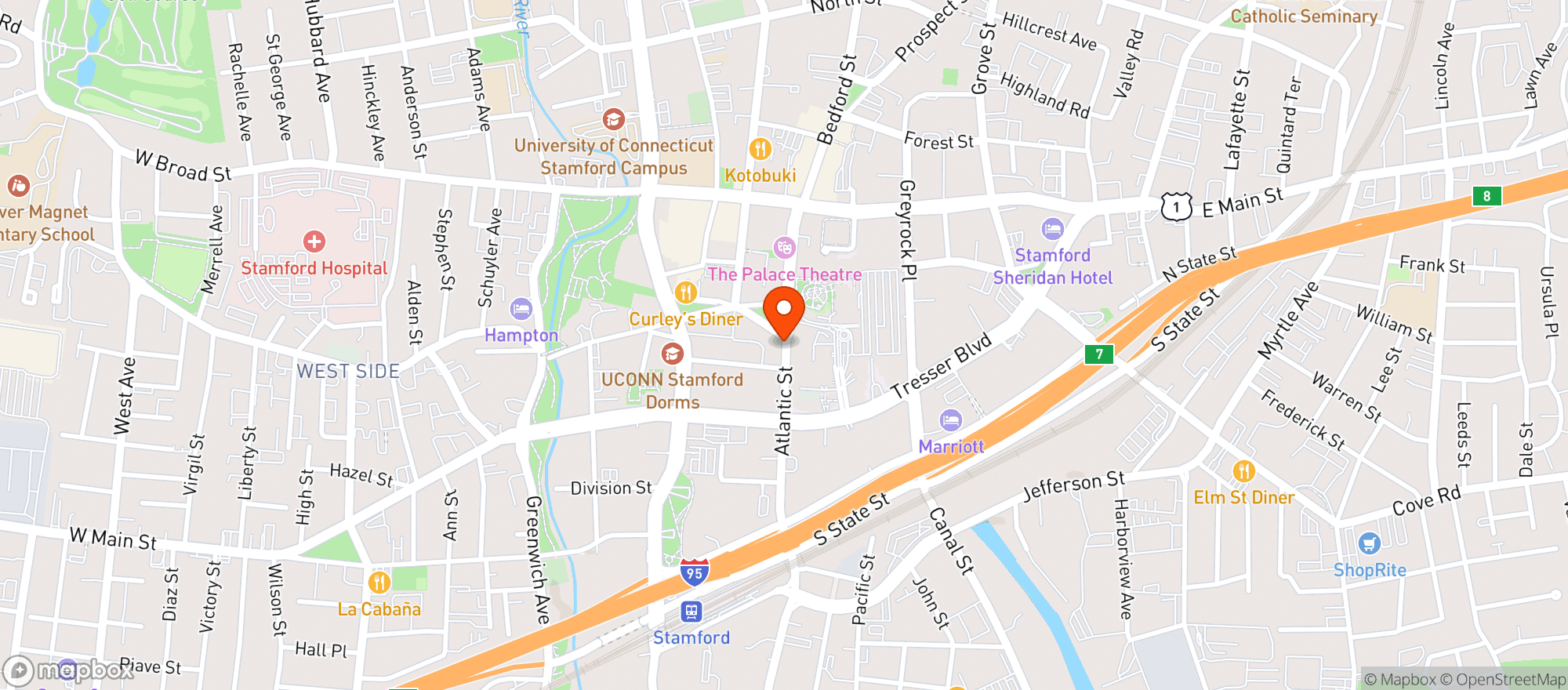 Map showing 247 Atlantic Market
