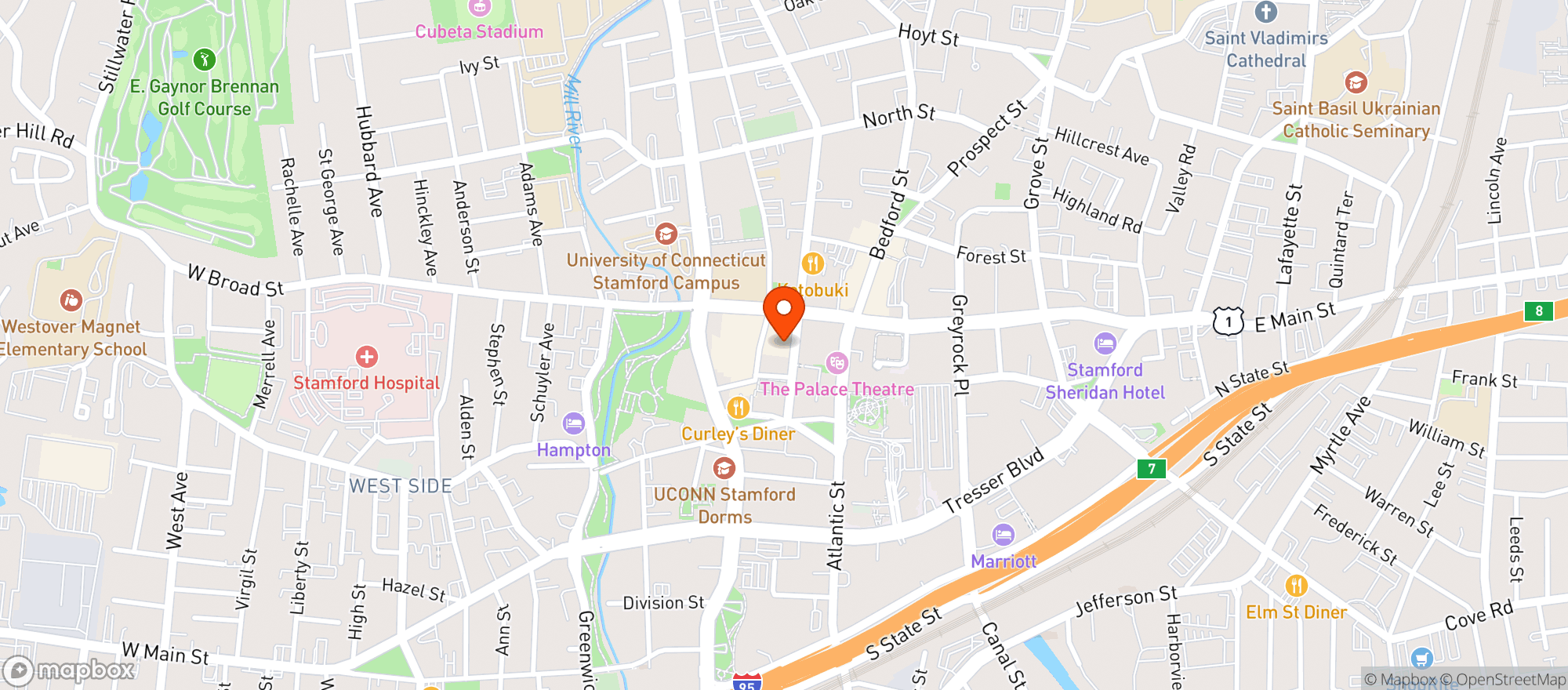 Map showing Buffalo Wild Wings Gril #3349