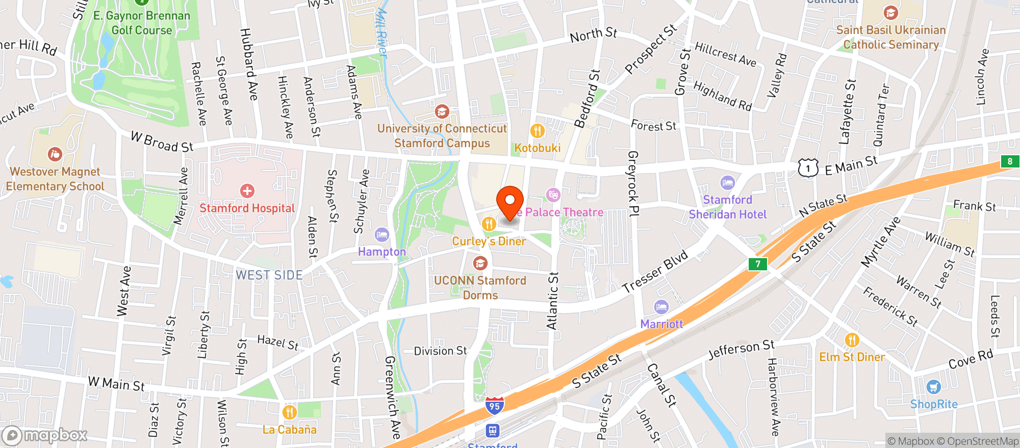 Map showing Teff Restaurant