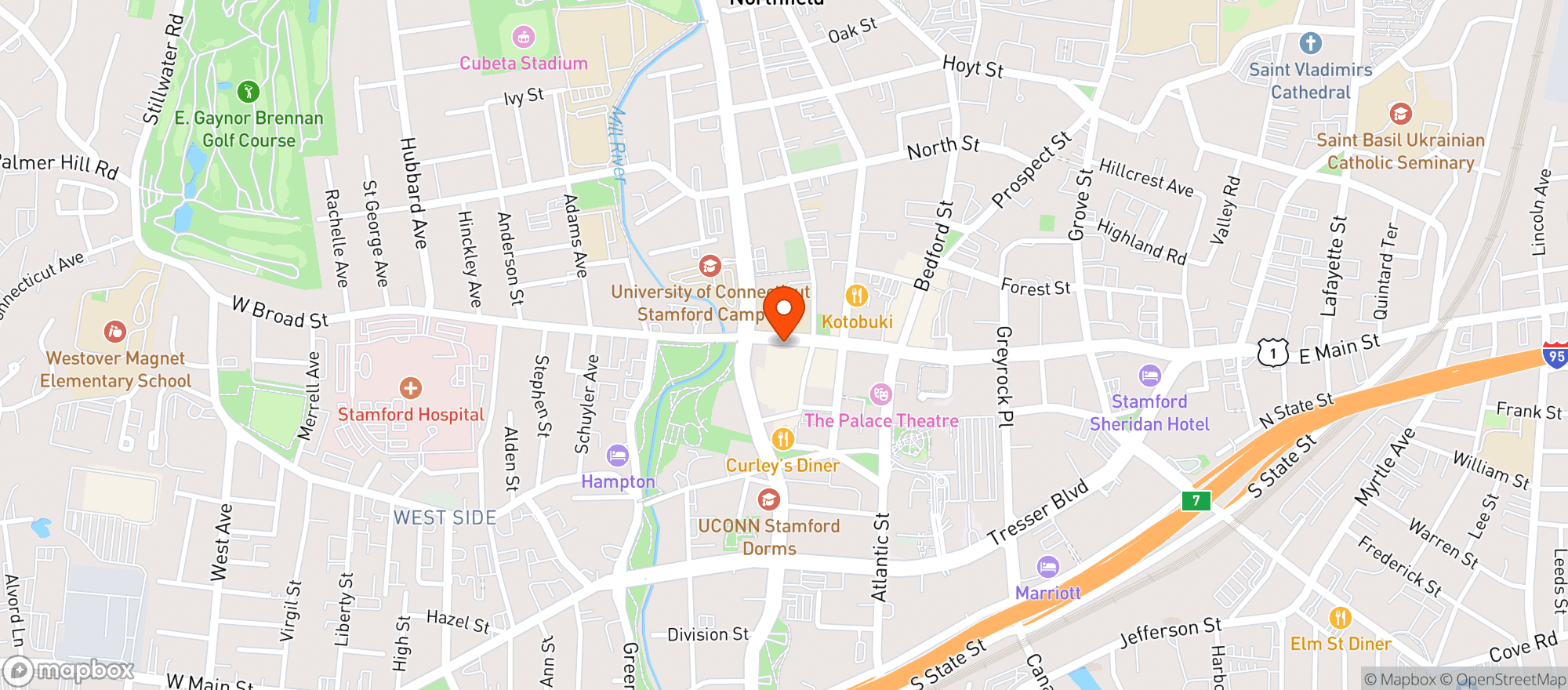 Map showing Target Store #1544