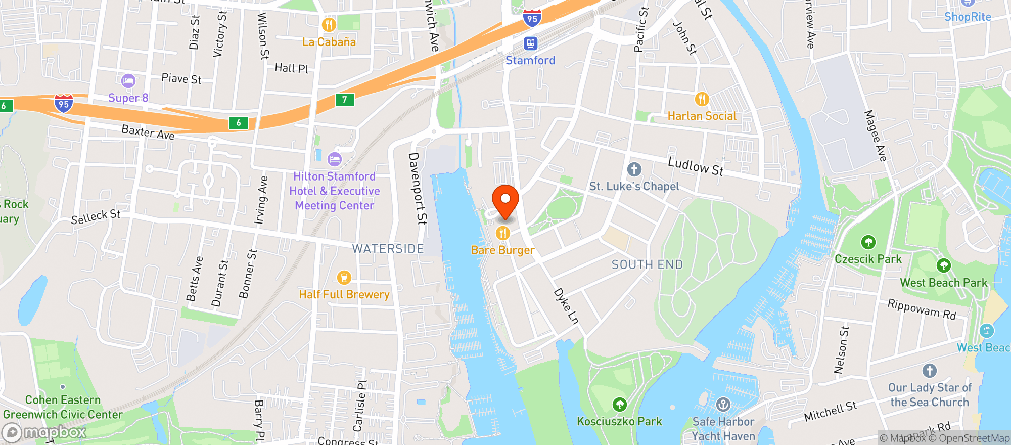 Map showing Fortina
