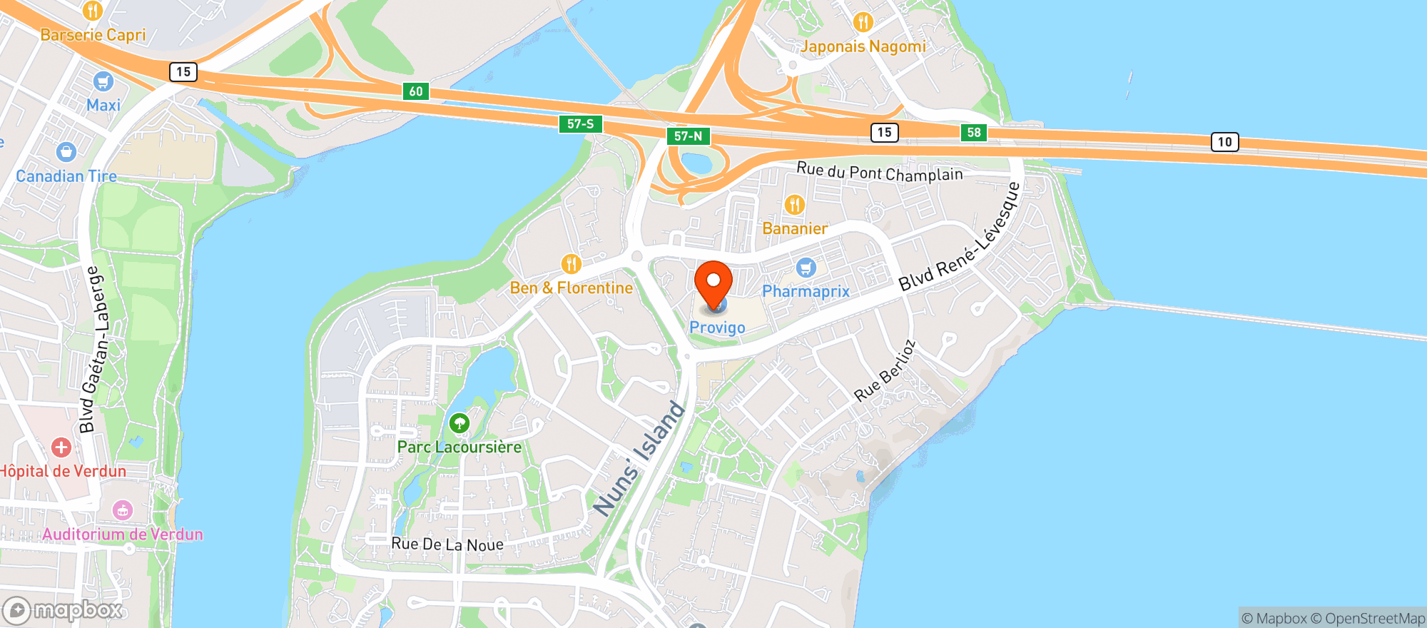 Map showing IGA extra Corpo #442