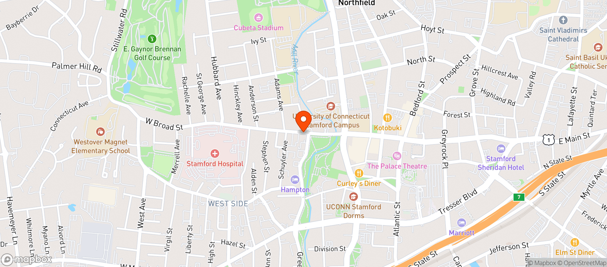 Map showing Atlantis Fresh Market