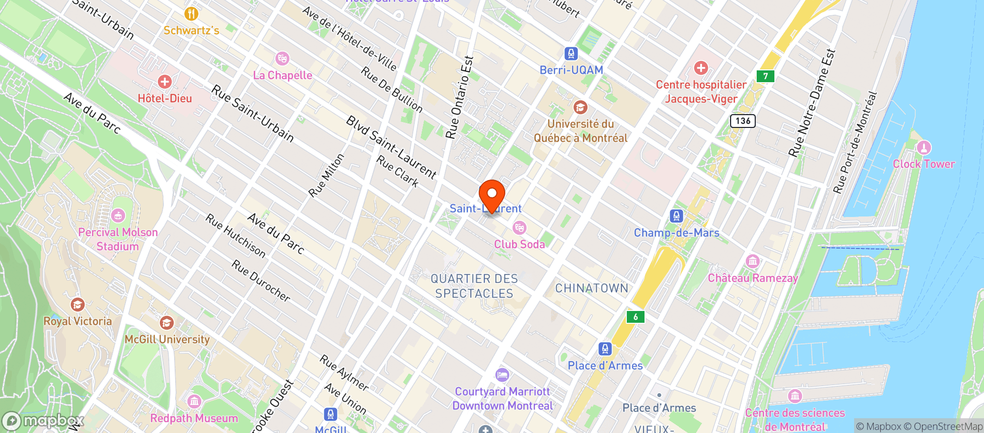 Map showing Sobeys Capital Inc. (q. Spectacles)